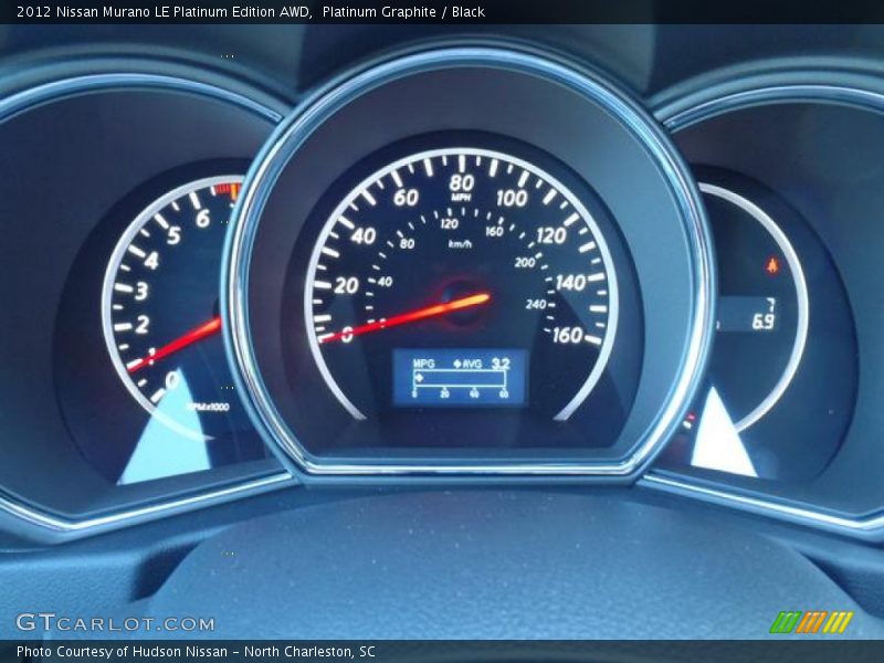  2012 Murano LE Platinum Edition AWD LE Platinum Edition AWD Gauges
