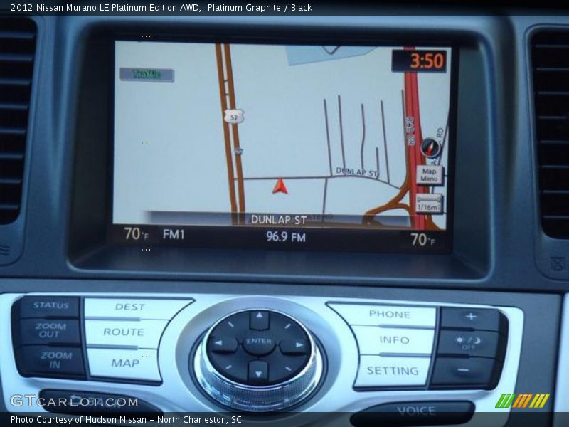 Navigation of 2012 Murano LE Platinum Edition AWD