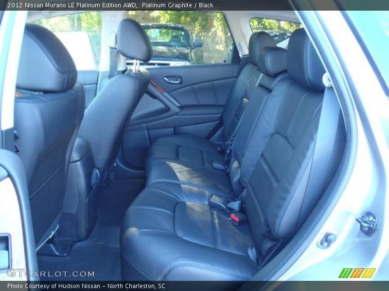  2012 Murano LE Platinum Edition AWD Black Interior