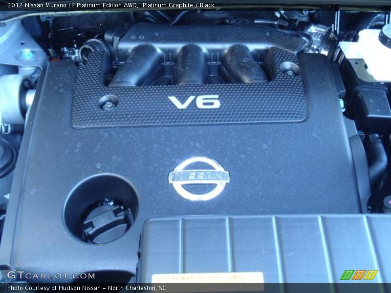  2012 Murano LE Platinum Edition AWD Engine - 3.5 Liter DOHC 24-Valve CVTCS V6