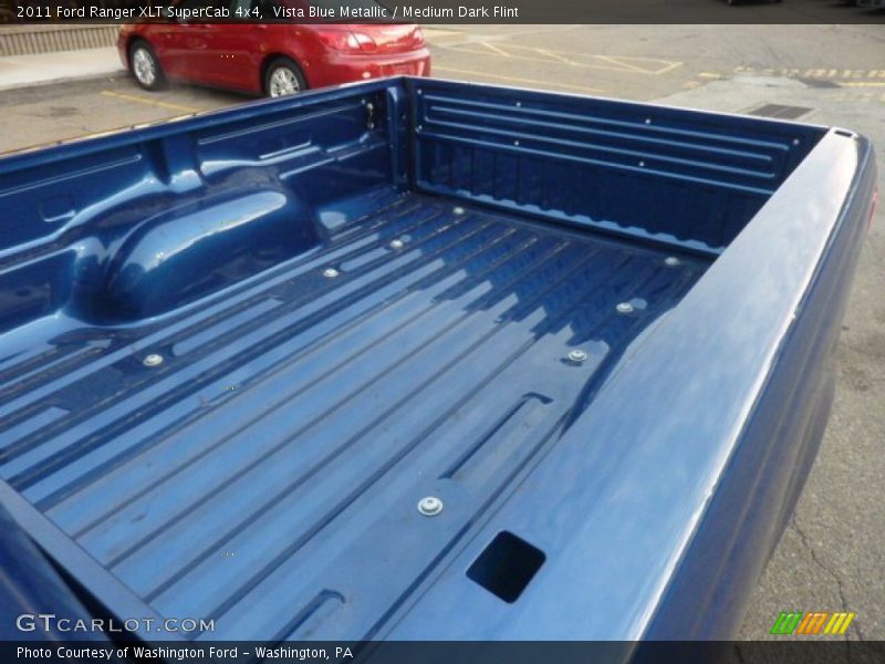 Vista Blue Metallic / Medium Dark Flint 2011 Ford Ranger XLT SuperCab 4x4