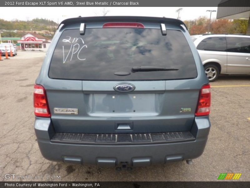 Steel Blue Metallic / Charcoal Black 2012 Ford Escape XLT Sport V6 AWD