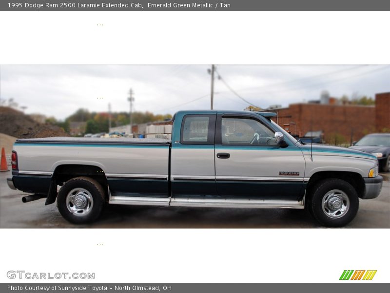 Emerald Green Metallic / Tan 1995 Dodge Ram 2500 Laramie Extended Cab