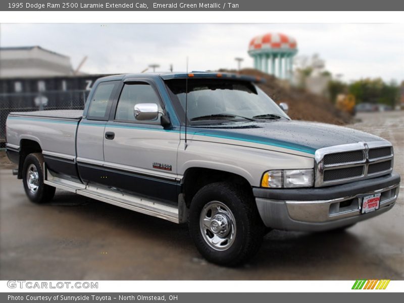 Emerald Green Metallic / Tan 1995 Dodge Ram 2500 Laramie Extended Cab