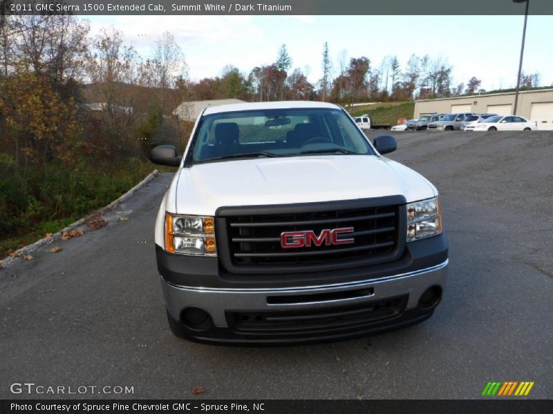 Summit White / Dark Titanium 2011 GMC Sierra 1500 Extended Cab