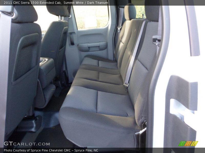 Summit White / Dark Titanium 2011 GMC Sierra 1500 Extended Cab