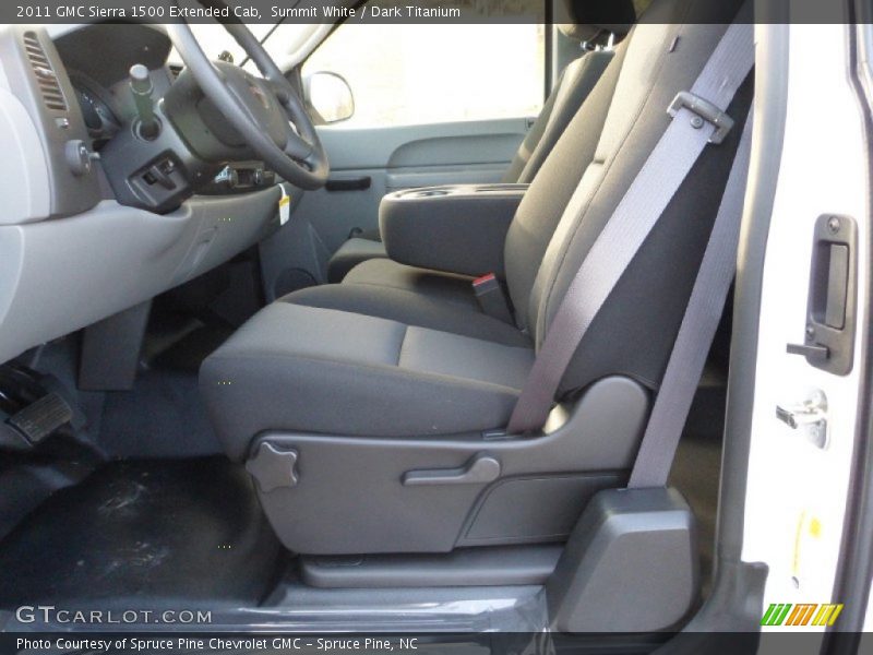Summit White / Dark Titanium 2011 GMC Sierra 1500 Extended Cab