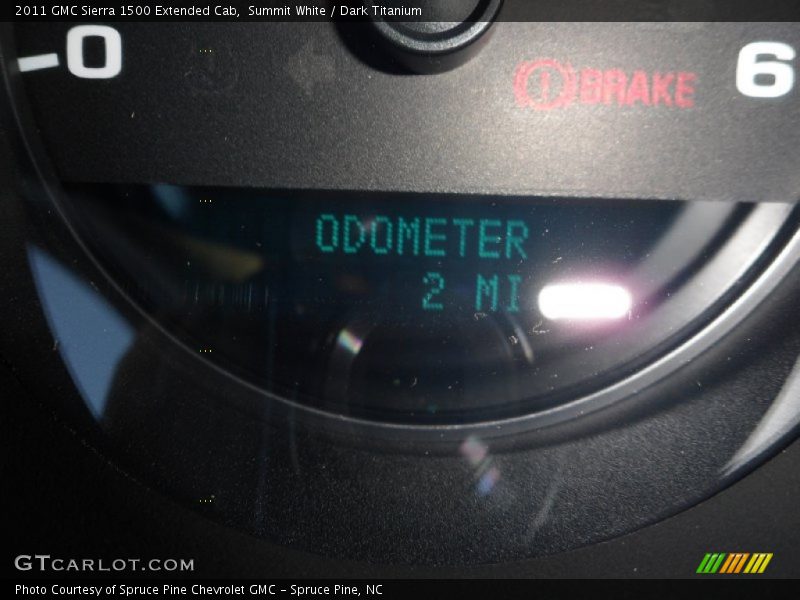 Summit White / Dark Titanium 2011 GMC Sierra 1500 Extended Cab