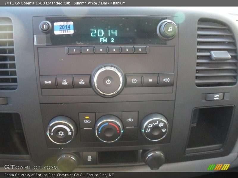 Summit White / Dark Titanium 2011 GMC Sierra 1500 Extended Cab