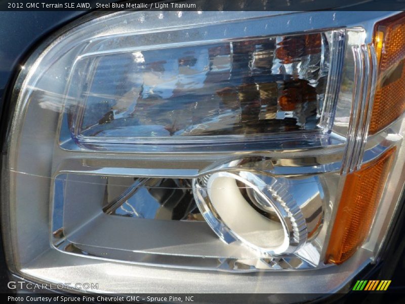 Steel Blue Metallic / Light Titanium 2012 GMC Terrain SLE AWD