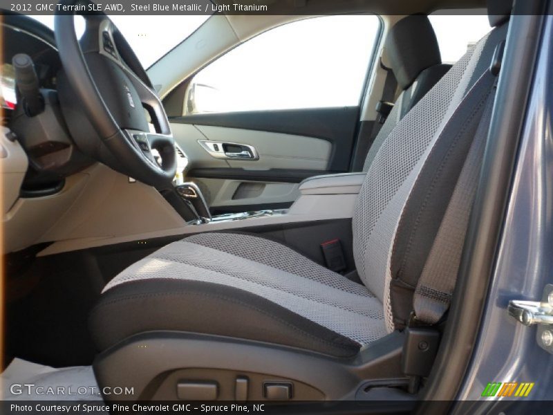 Steel Blue Metallic / Light Titanium 2012 GMC Terrain SLE AWD