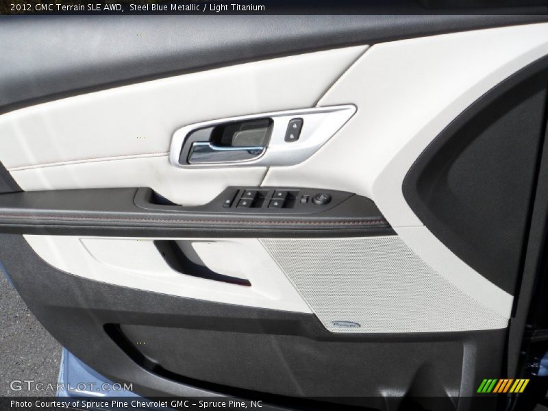Steel Blue Metallic / Light Titanium 2012 GMC Terrain SLE AWD