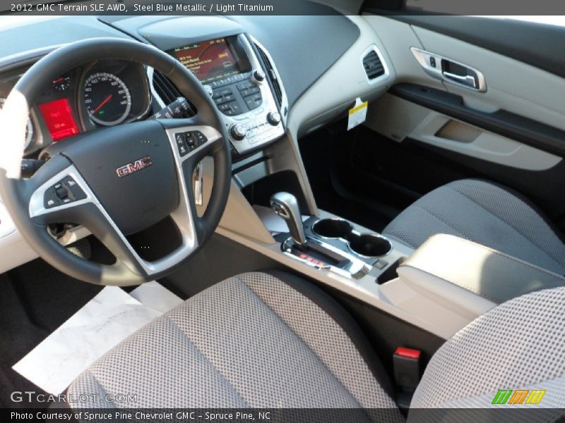 Steel Blue Metallic / Light Titanium 2012 GMC Terrain SLE AWD