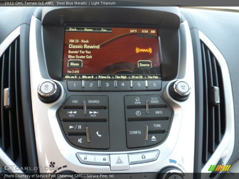 Steel Blue Metallic / Light Titanium 2012 GMC Terrain SLE AWD