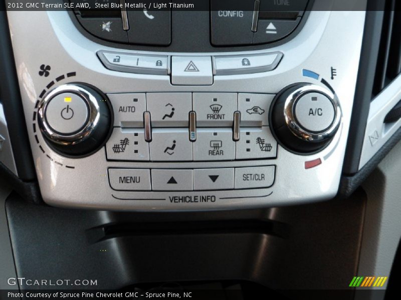 Steel Blue Metallic / Light Titanium 2012 GMC Terrain SLE AWD