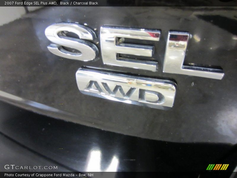 Black / Charcoal Black 2007 Ford Edge SEL Plus AWD