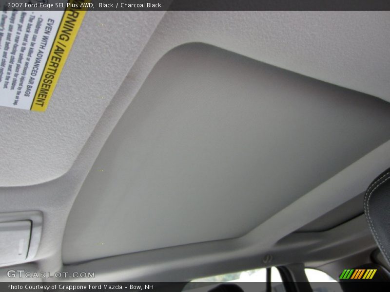 Black / Charcoal Black 2007 Ford Edge SEL Plus AWD