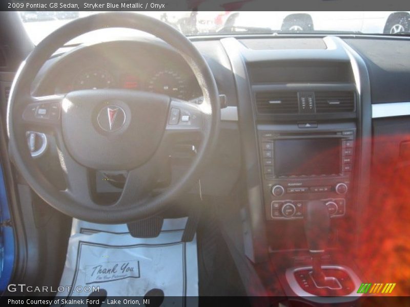 Stryker Blue Metallic / Onyx 2009 Pontiac G8 Sedan