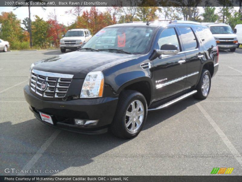 Black Raven / Ebony/Ebony 2007 Cadillac Escalade AWD