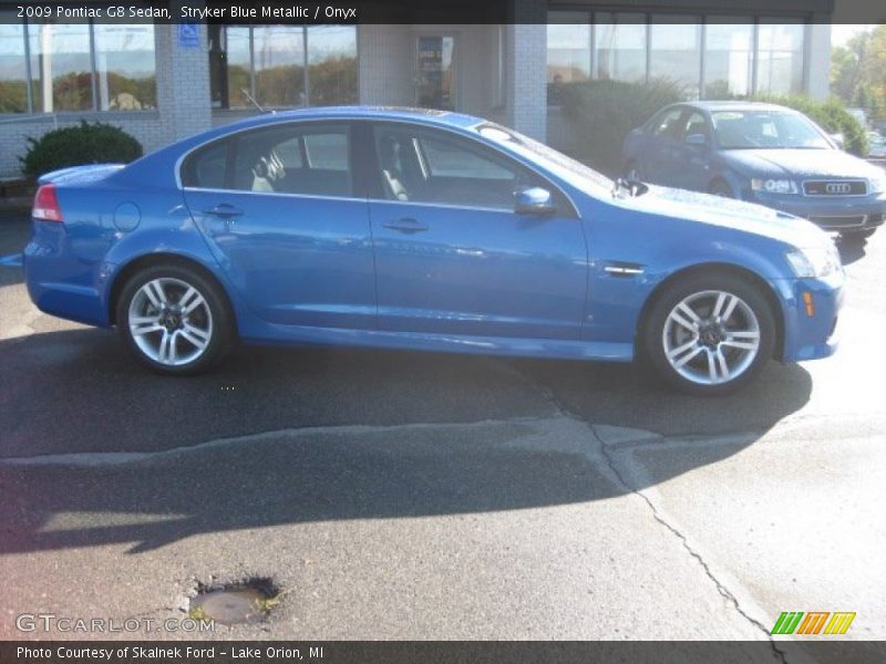 Stryker Blue Metallic / Onyx 2009 Pontiac G8 Sedan