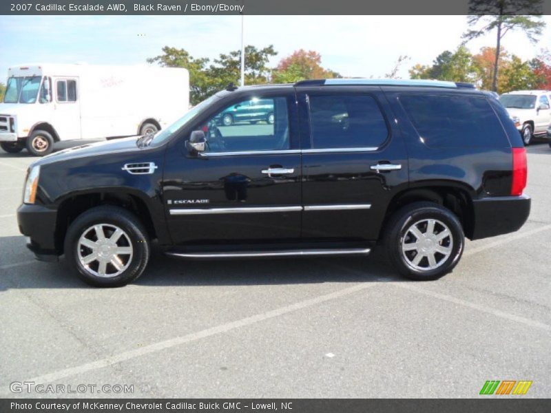 Black Raven / Ebony/Ebony 2007 Cadillac Escalade AWD