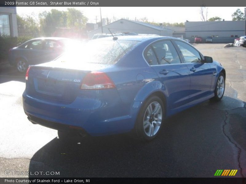 Stryker Blue Metallic / Onyx 2009 Pontiac G8 Sedan