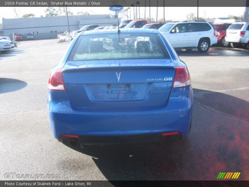 Stryker Blue Metallic / Onyx 2009 Pontiac G8 Sedan