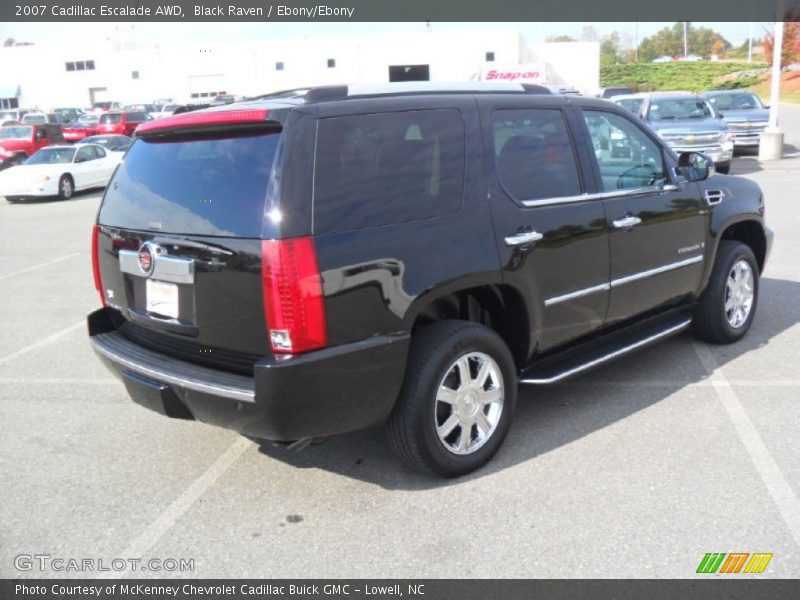 Black Raven / Ebony/Ebony 2007 Cadillac Escalade AWD