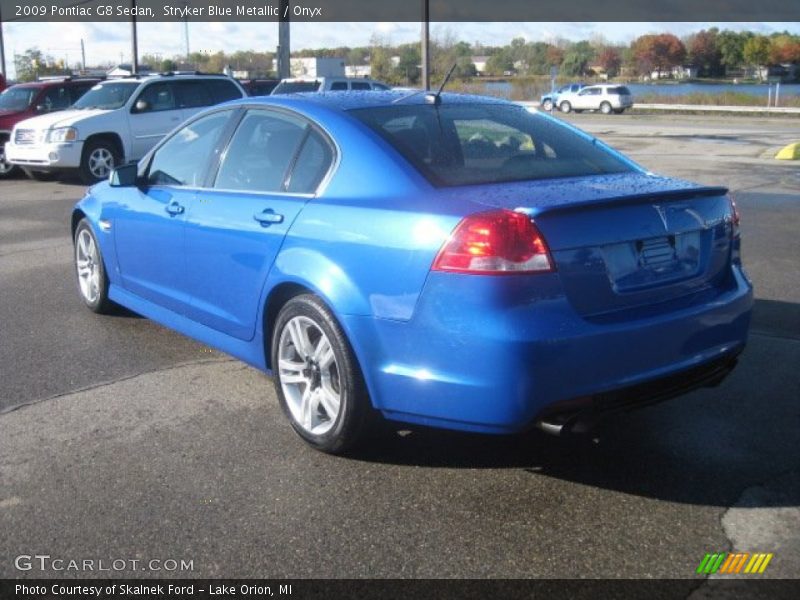 Stryker Blue Metallic / Onyx 2009 Pontiac G8 Sedan
