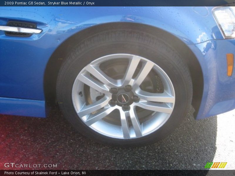 Stryker Blue Metallic / Onyx 2009 Pontiac G8 Sedan
