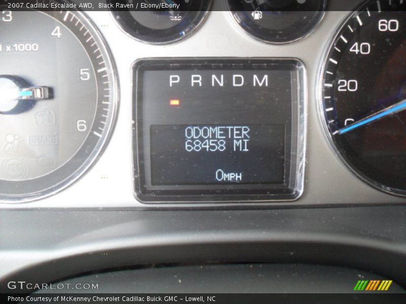 Black Raven / Ebony/Ebony 2007 Cadillac Escalade AWD
