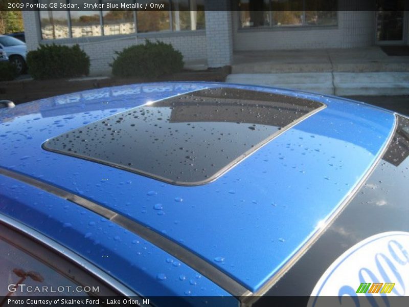 Stryker Blue Metallic / Onyx 2009 Pontiac G8 Sedan