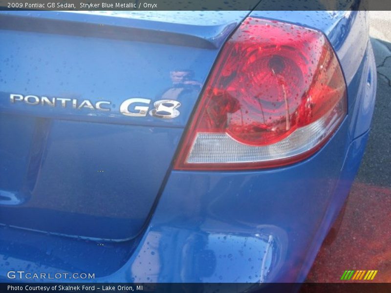 Stryker Blue Metallic / Onyx 2009 Pontiac G8 Sedan