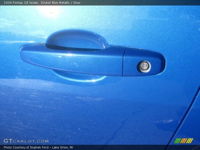 Stryker Blue Metallic / Onyx 2009 Pontiac G8 Sedan