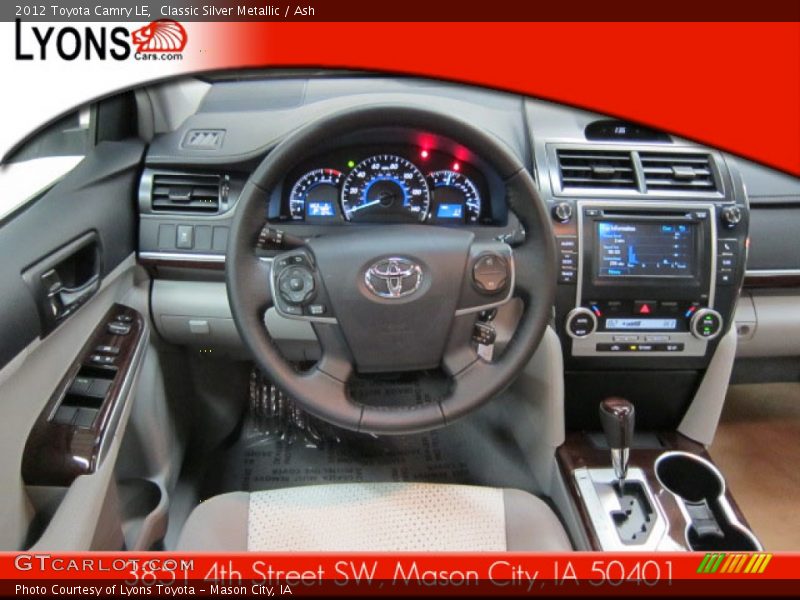 Classic Silver Metallic / Ash 2012 Toyota Camry LE
