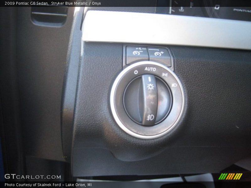 Stryker Blue Metallic / Onyx 2009 Pontiac G8 Sedan