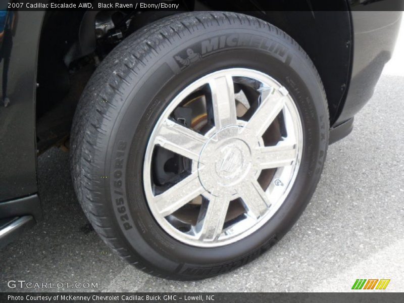 Black Raven / Ebony/Ebony 2007 Cadillac Escalade AWD