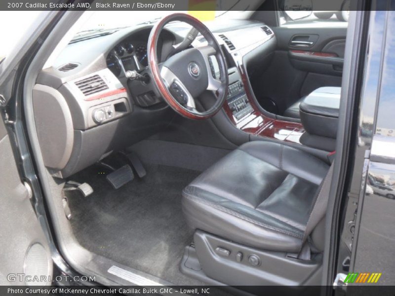 Black Raven / Ebony/Ebony 2007 Cadillac Escalade AWD