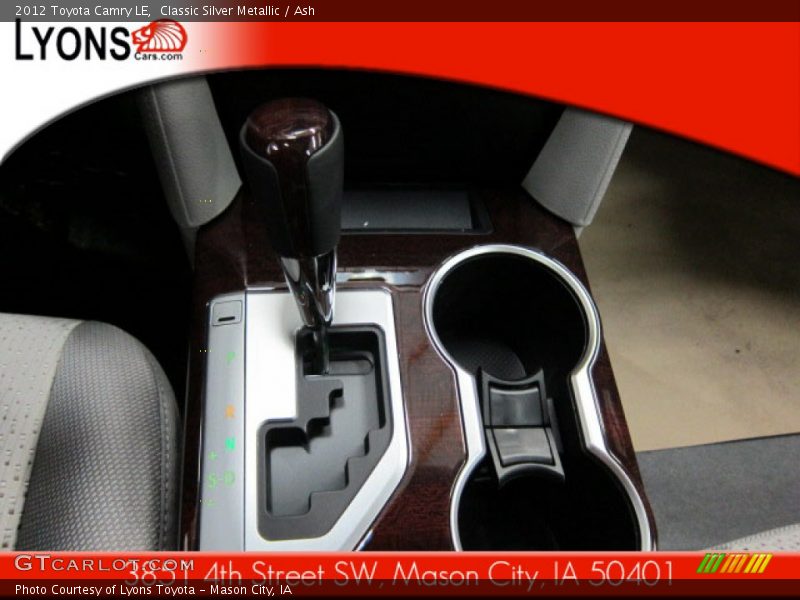 Classic Silver Metallic / Ash 2012 Toyota Camry LE