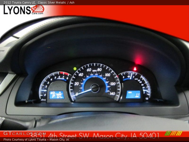 Classic Silver Metallic / Ash 2012 Toyota Camry LE