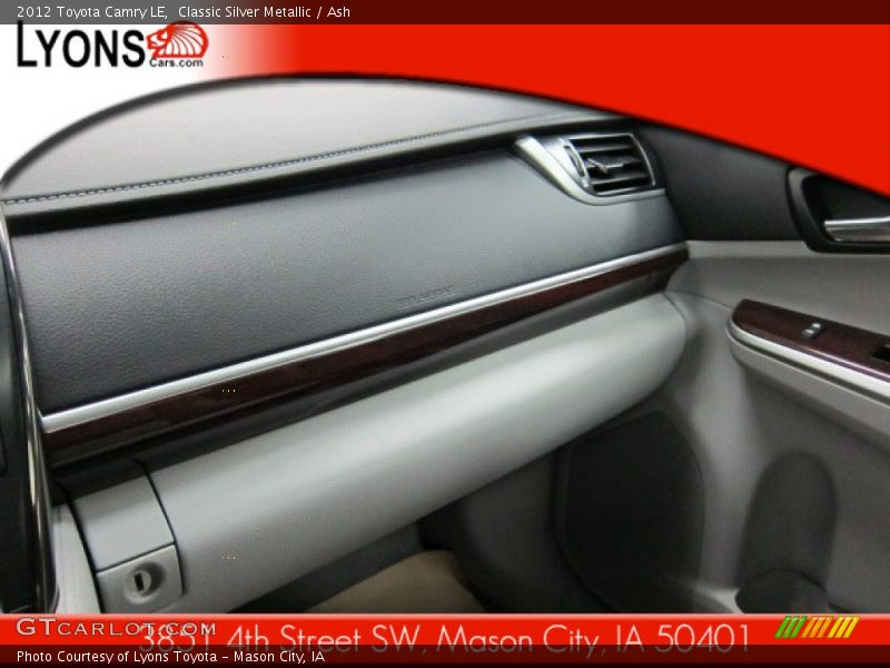Classic Silver Metallic / Ash 2012 Toyota Camry LE