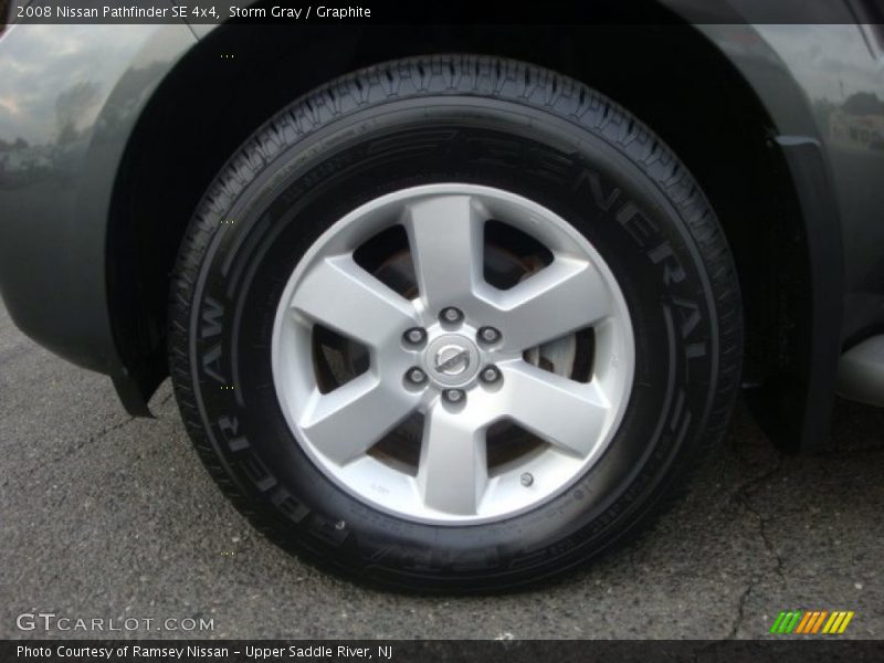 Storm Gray / Graphite 2008 Nissan Pathfinder SE 4x4