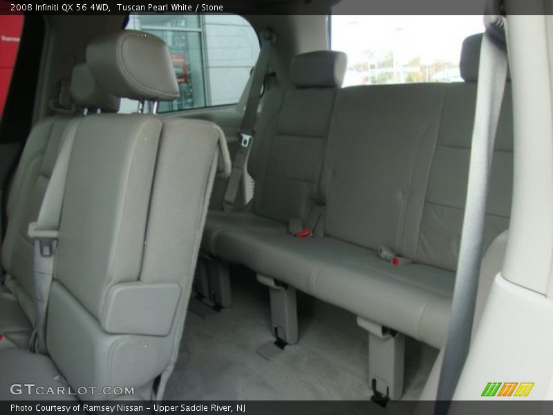 Tuscan Pearl White / Stone 2008 Infiniti QX 56 4WD