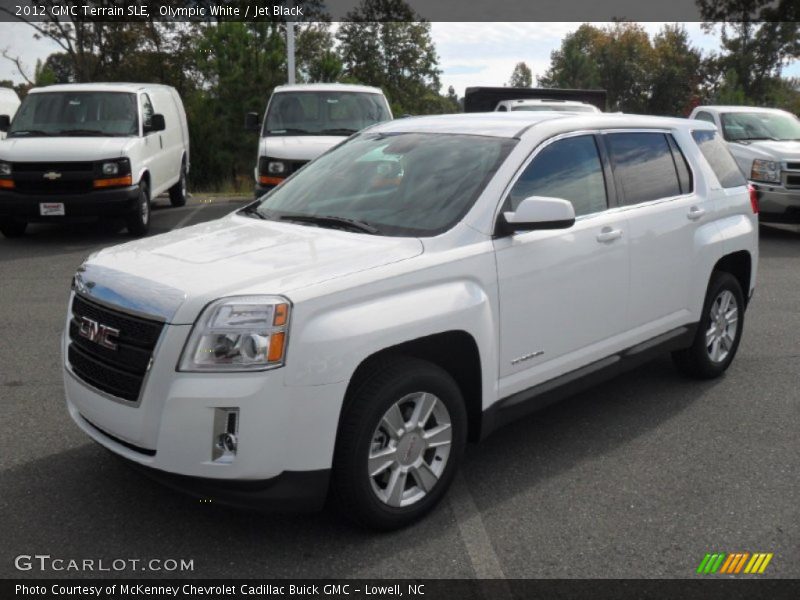 Olympic White / Jet Black 2012 GMC Terrain SLE
