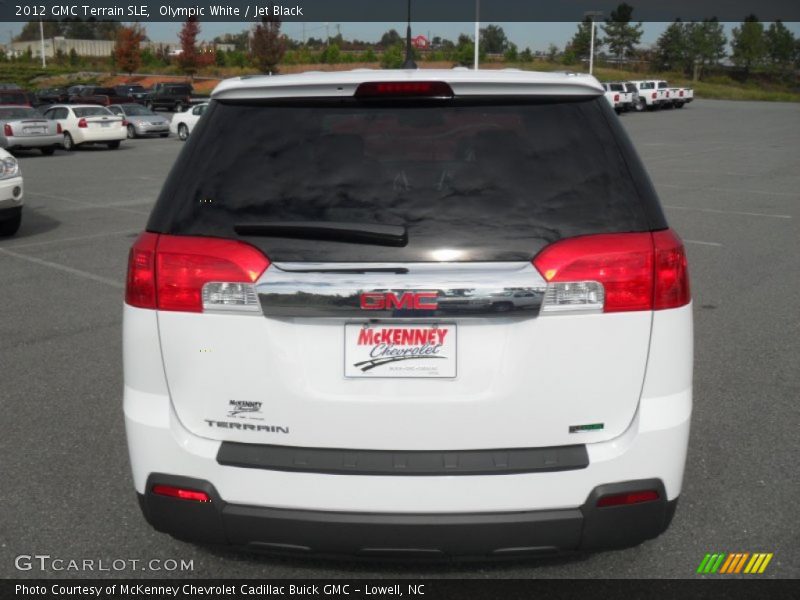 Olympic White / Jet Black 2012 GMC Terrain SLE
