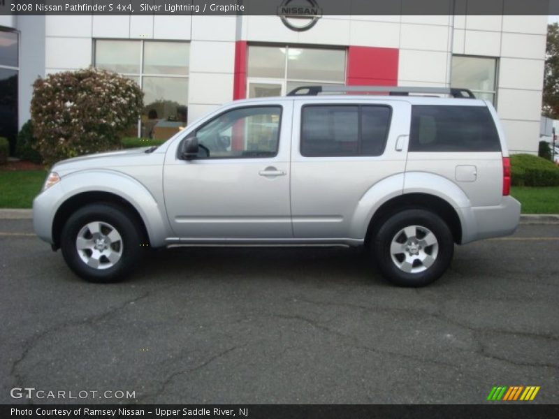 Silver Lightning / Graphite 2008 Nissan Pathfinder S 4x4