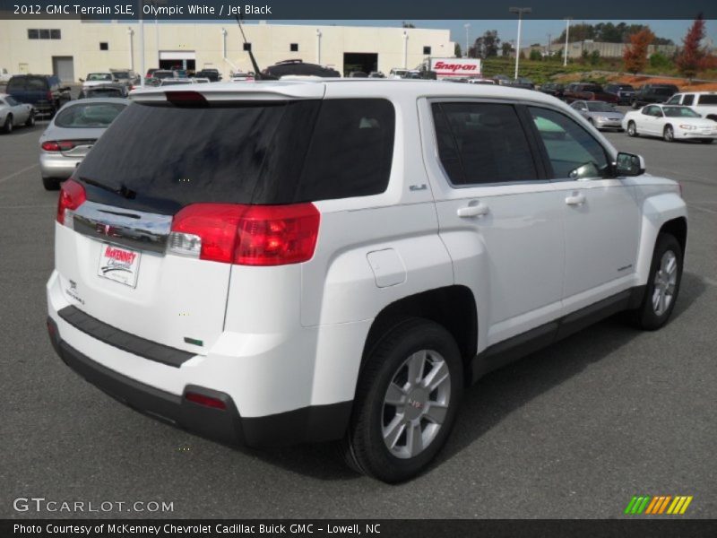 Olympic White / Jet Black 2012 GMC Terrain SLE