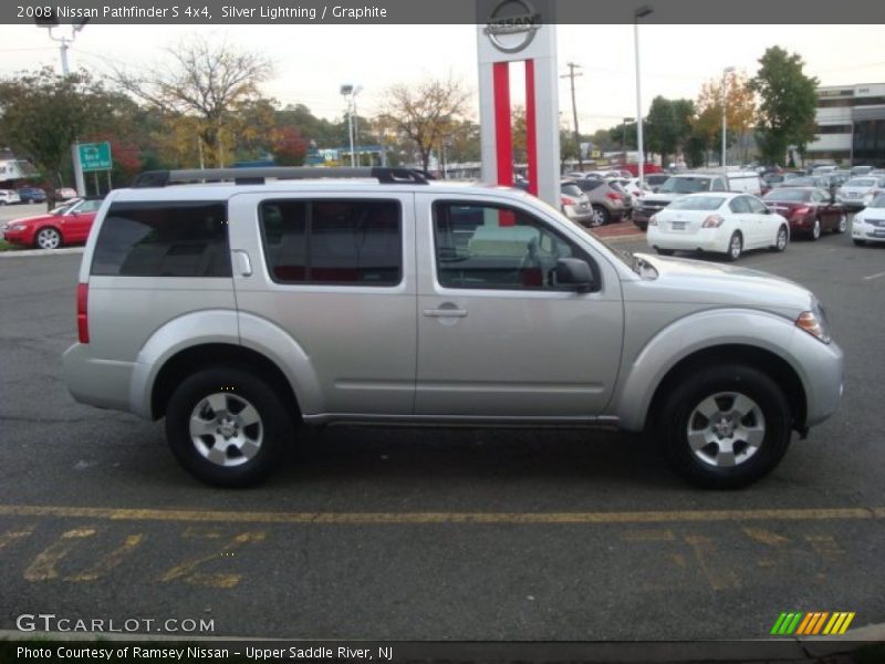 Silver Lightning / Graphite 2008 Nissan Pathfinder S 4x4