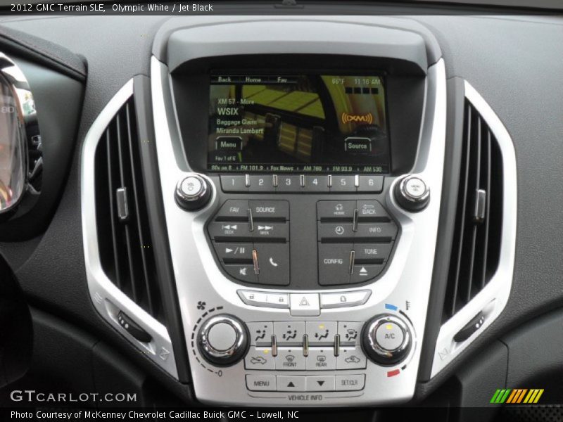 Olympic White / Jet Black 2012 GMC Terrain SLE