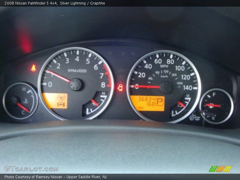 Silver Lightning / Graphite 2008 Nissan Pathfinder S 4x4